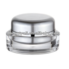 15ml 20ml 30ml 50ml Oval Acrylic cosméticos Jar para crema de cuidado de la piel